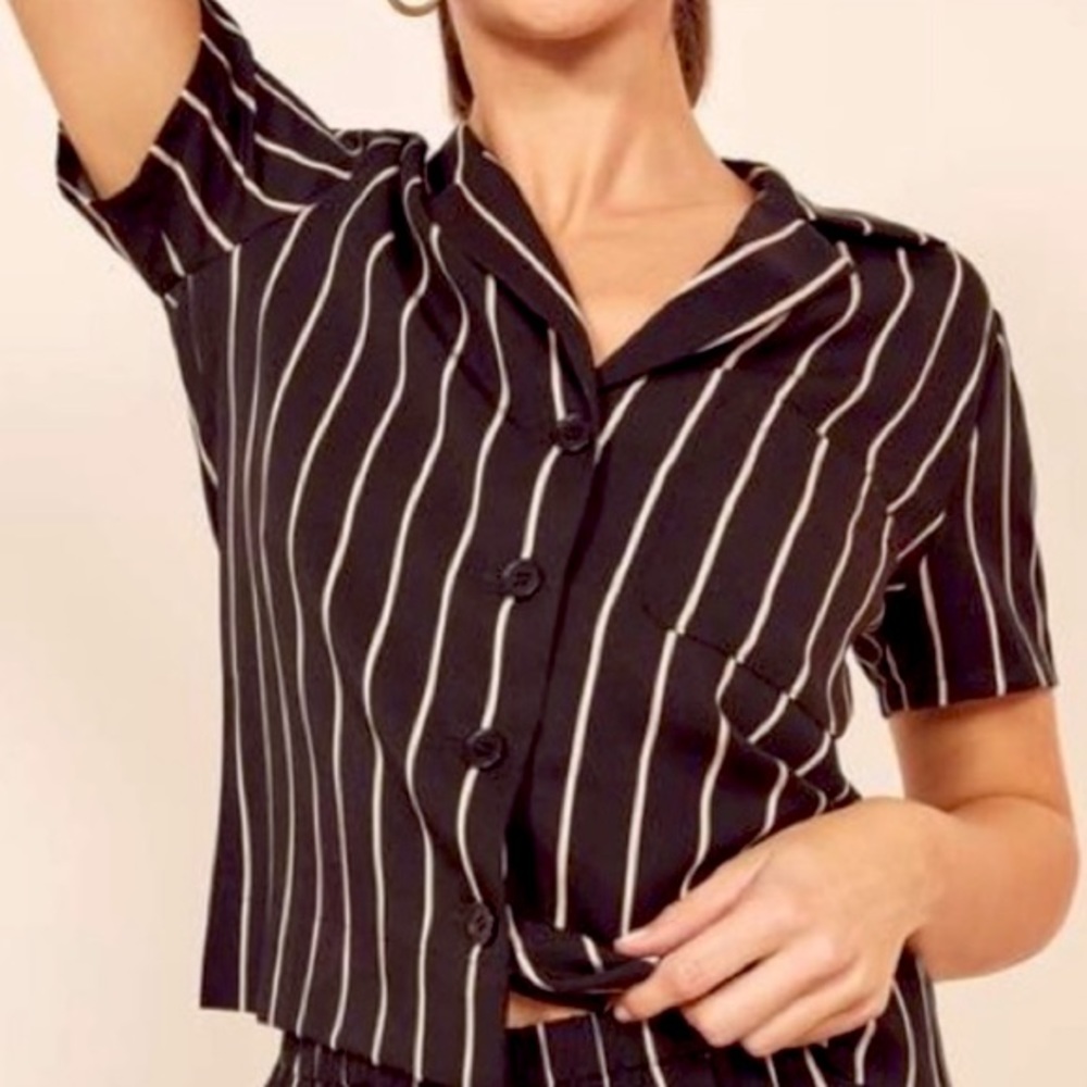 ✨Flash Sale✨Reformation Short Sleeve Camp Shirt